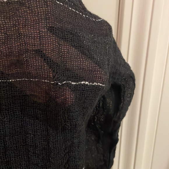 IGOR Dobranic Delicate Knitwear Criss Cross Sweater Tunic Asymmetrical Luscious - Picture 13 of 14